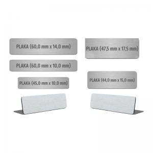 Metal Plaka (47,5 mm x 17,5 mm)